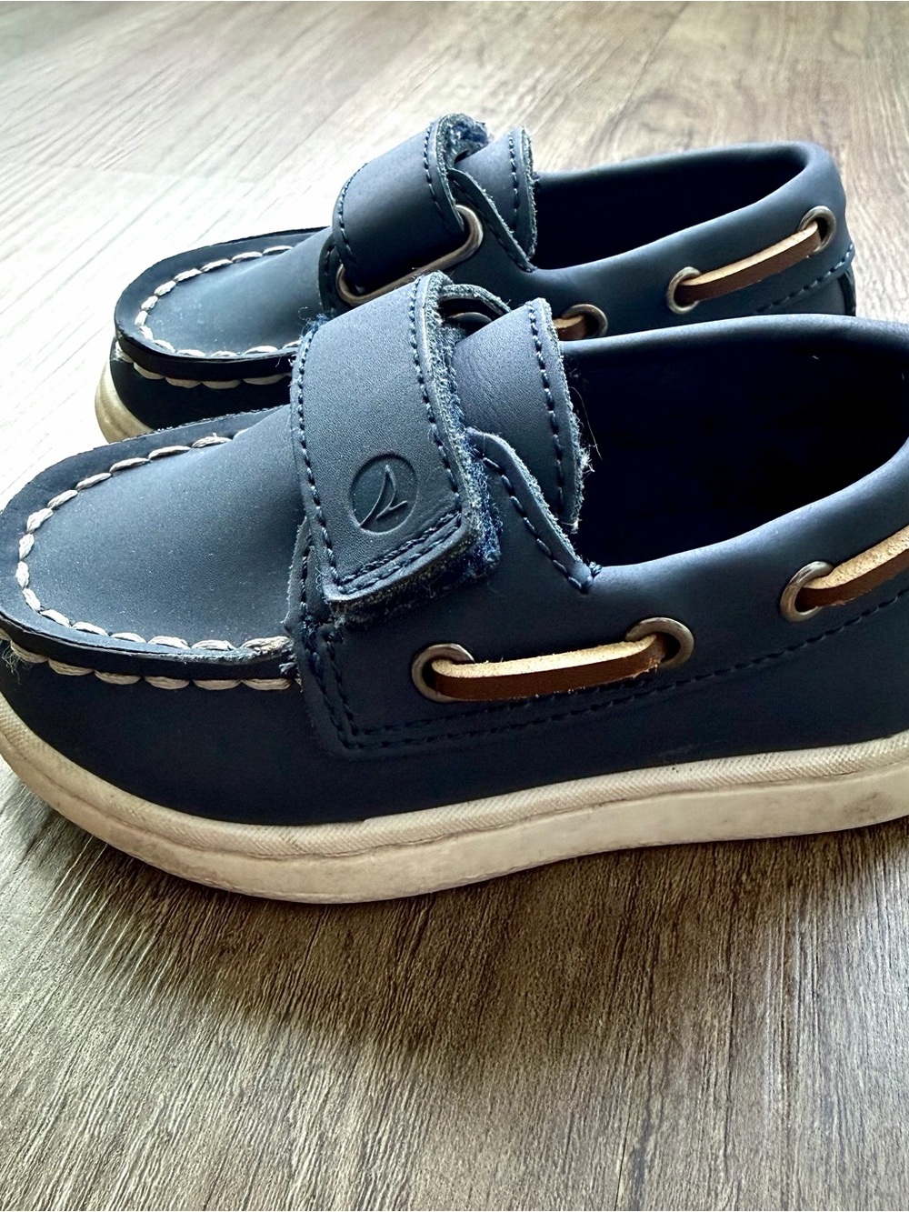 Sperry Authentic Original Boys Boat Shoes Navy 4M YBDB41625